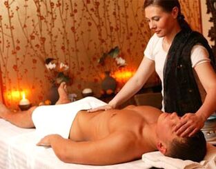 Massage mit Prostatitis